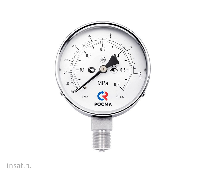 Мановакуумметр ТМВ6 NH3 (ТМВ-611 NH3) РОСМА - цена, описание ...